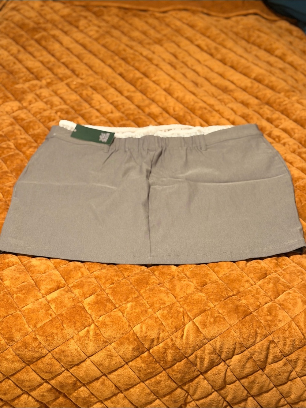 wild fable Gray Elastic-Waist Skirt